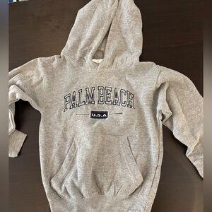 Gray Palm Beach Hoodie